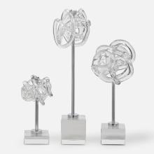 Uttermost 17835 - Uttermost Neuron Glass Table Top Sculptures, S/3