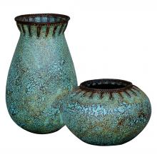Uttermost 17111 - Uttermost Bisbee Turquoise Vases, S/2