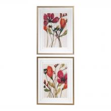 Uttermost 33684 - Uttermost Vivid Arrangement Floral Prints, S/2