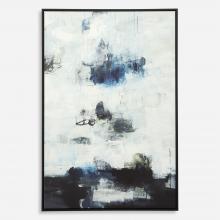Uttermost 32306 - Uttermost Black and Blue Framed Abstract Art