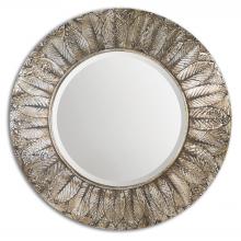Uttermost 07065 - Uttermost Foliage Round Silver Leaf Mirror