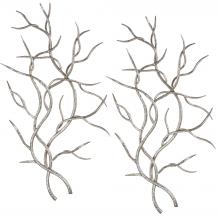 Uttermost 04053 - Uttermost Silver Branches Wall Art S/2