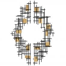 Uttermost 04305 - Uttermost Reflection Metal Grid Wall Decor, S/2