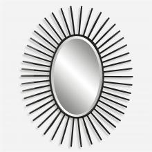 Uttermost 09800 - Uttermost Starstruck Black Oval Mirror