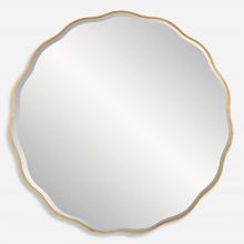 Uttermost 09943 - Uttermost Aneta Large Gold Round Mirror