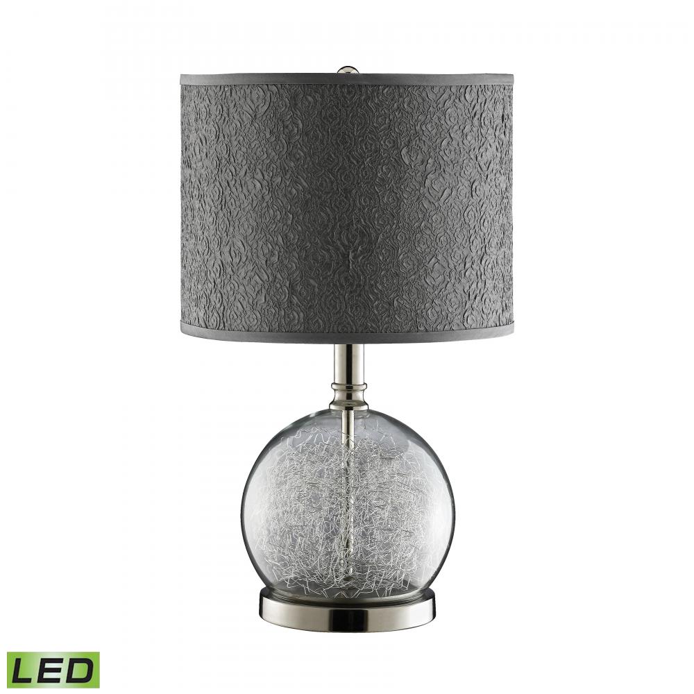 Filament 22'' High 1-Light Table Lamp - Chrome - Includes LED Bulb