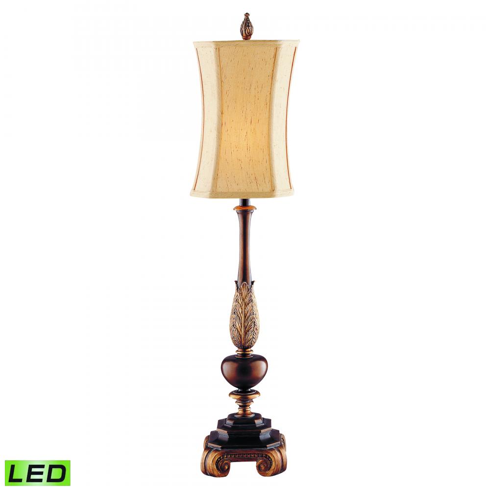 Sweet Ginger 35.5'' High 1-Light Table Lamp - Antique Gold - Includes LED Bulb