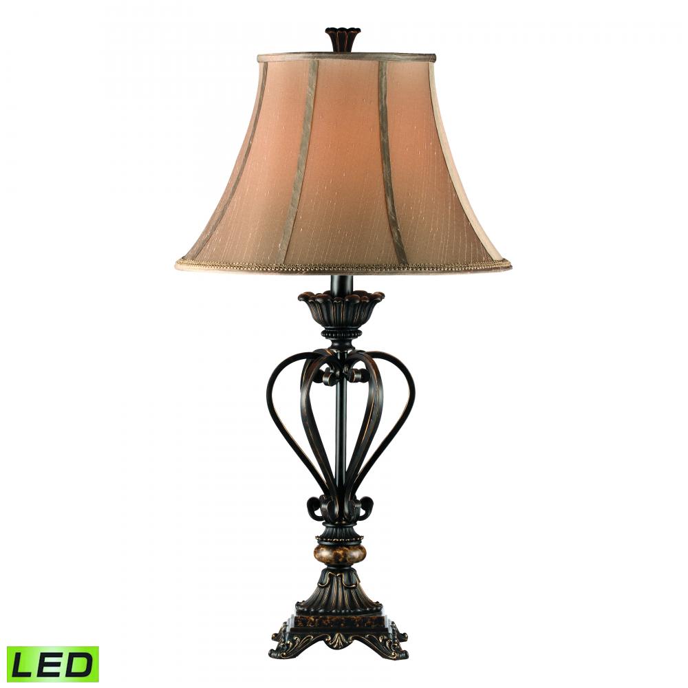 Lyon 34'' High 1-Light Table Lamp - Bronze - Includes LED Bulb