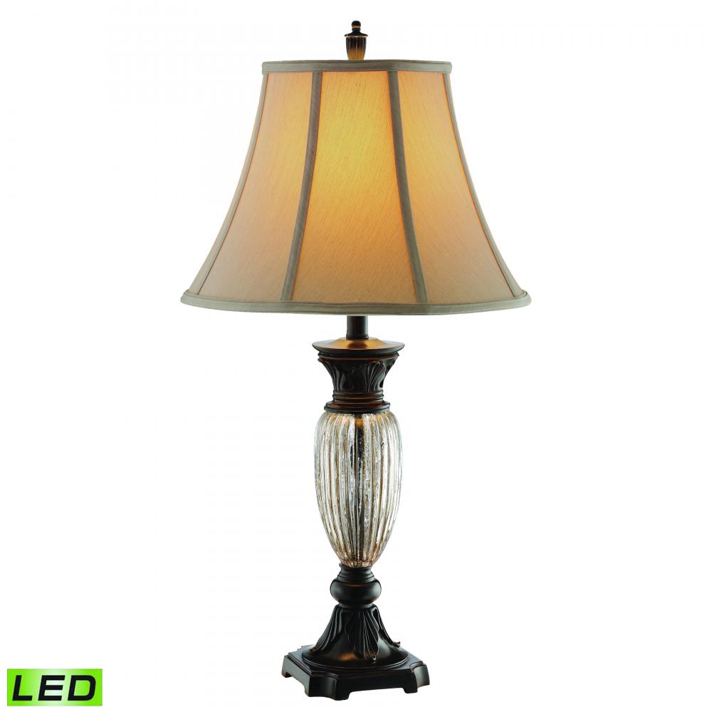 Tempe 31.25'' High 1-Light Table Lamp - Antique Mercury - Includes LED Bulb
