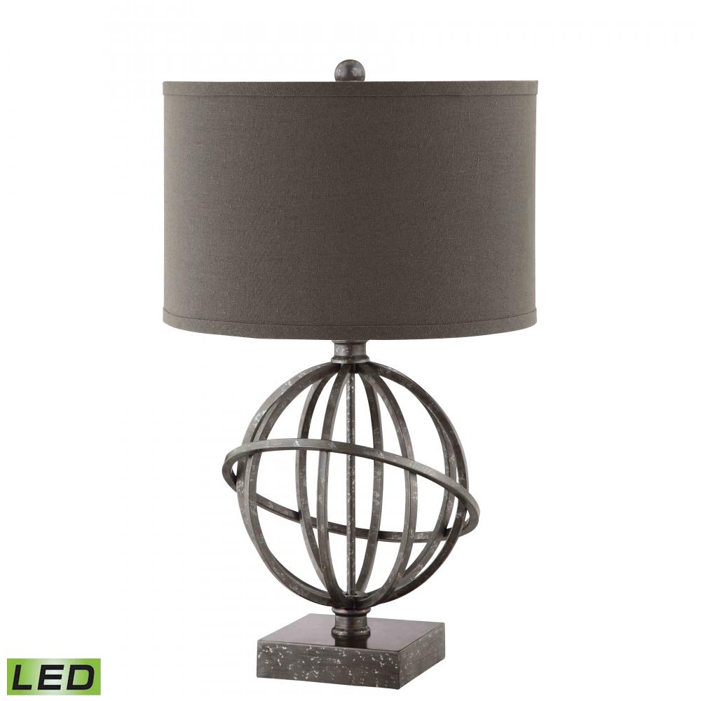Lichfield 25.25'' High 1-Light Table Lamp - Pewter - Includes LED Bulb