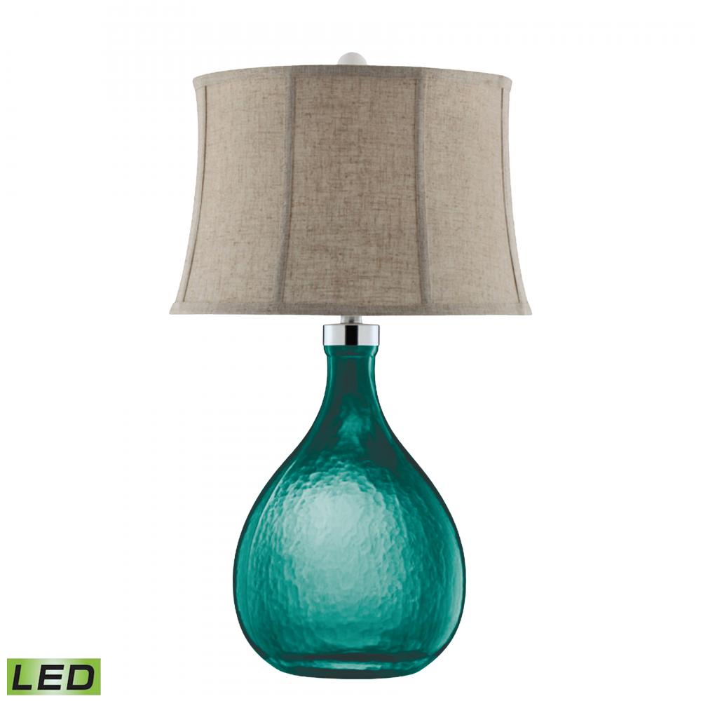 Ariga 30.75'' High 1-Light Table Lamp - Blue - Includes LED Bulb