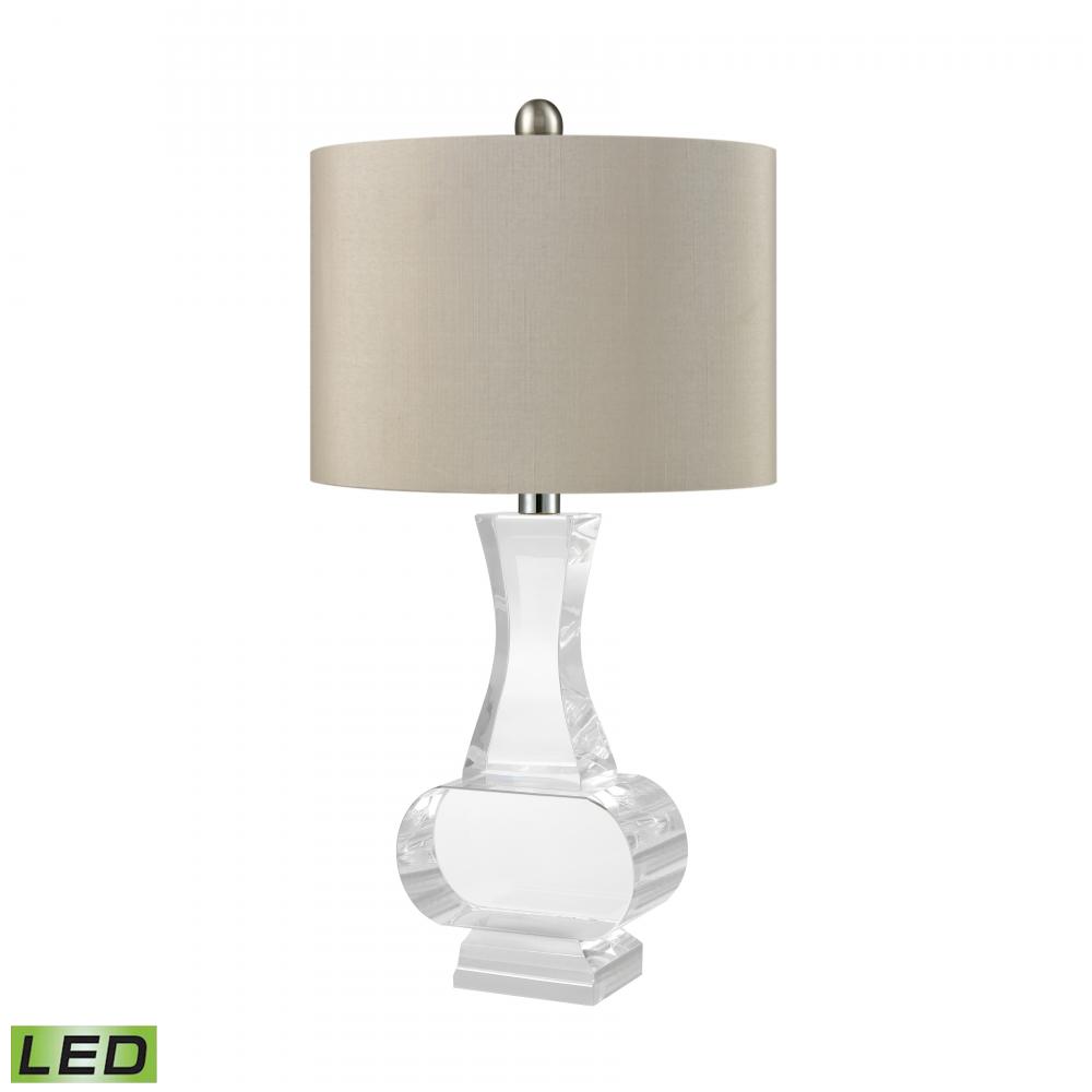Chalette 21'' High 1-Light Table Lamp - Clear - Includes LED Bulb