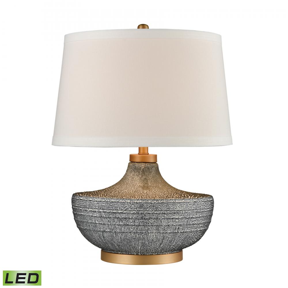 Damascus 23.5'' High 1-Light Table Lamp - Blue - Includes LED Bulb