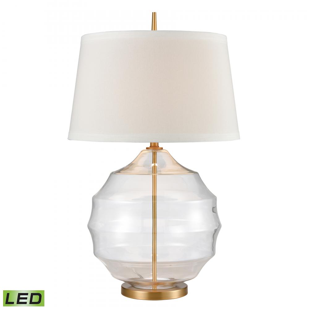 Nest 33'' High 1-Light Table Lamp - Clear - Includes LED Bulb