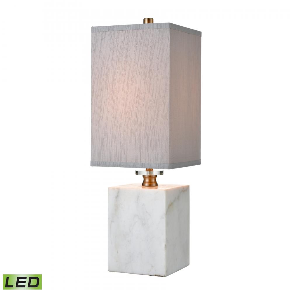 Stand 24'' High 1-Light Table Lamp - Clear - Includes LED Bulb