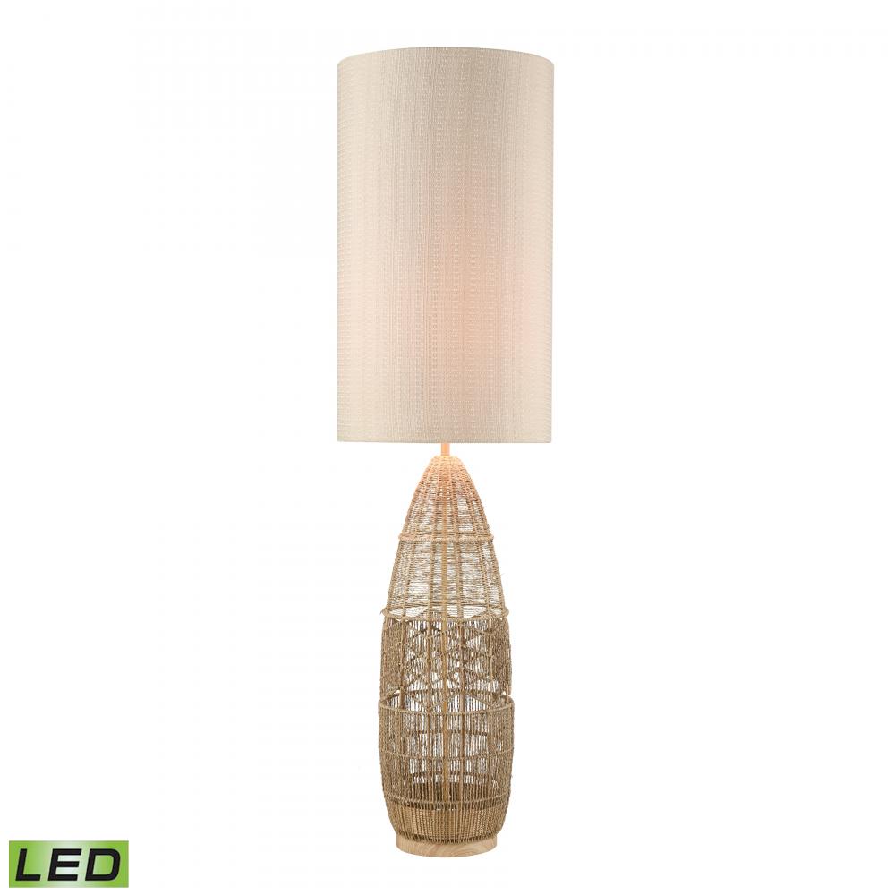 Husk 55'' High 1-Light Floor Lamp - Natural - Includes LED Bulb