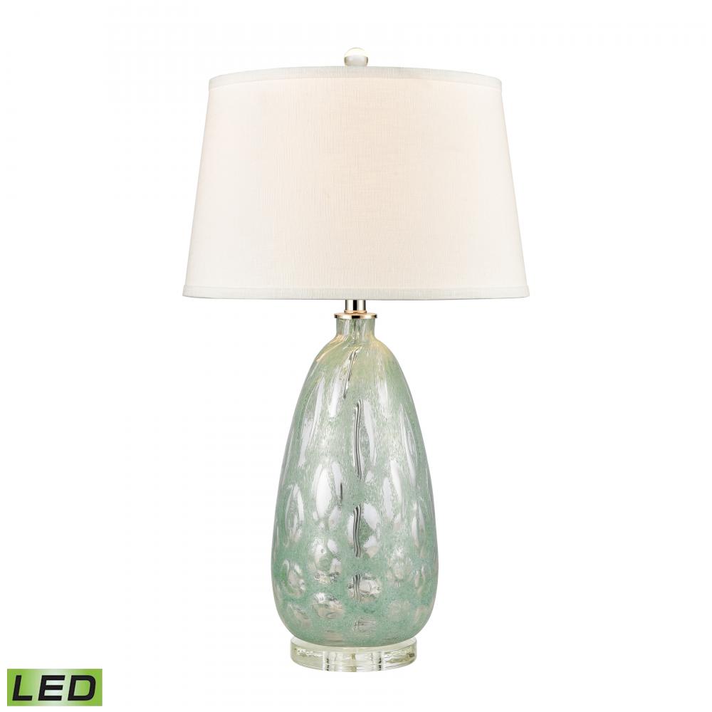 Bayside Blues 29'' High 1-Light Table Lamp - Mint - Includes LED Bulb