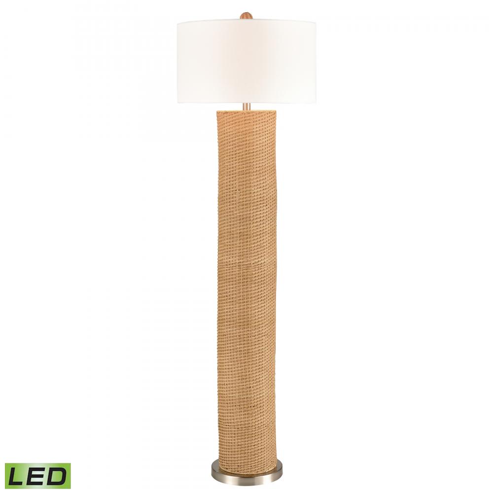 Mulberry Lane 64'' High 1-Light Floor Lamp - Natural - Includes LED Bulb