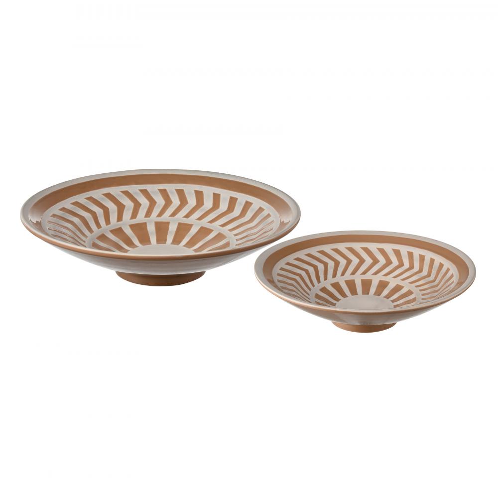 Aidy Bowl - Set of 2 Glazed Terracotta