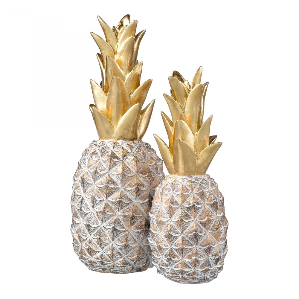 Big Island Pineapple - Set of 2 Gold