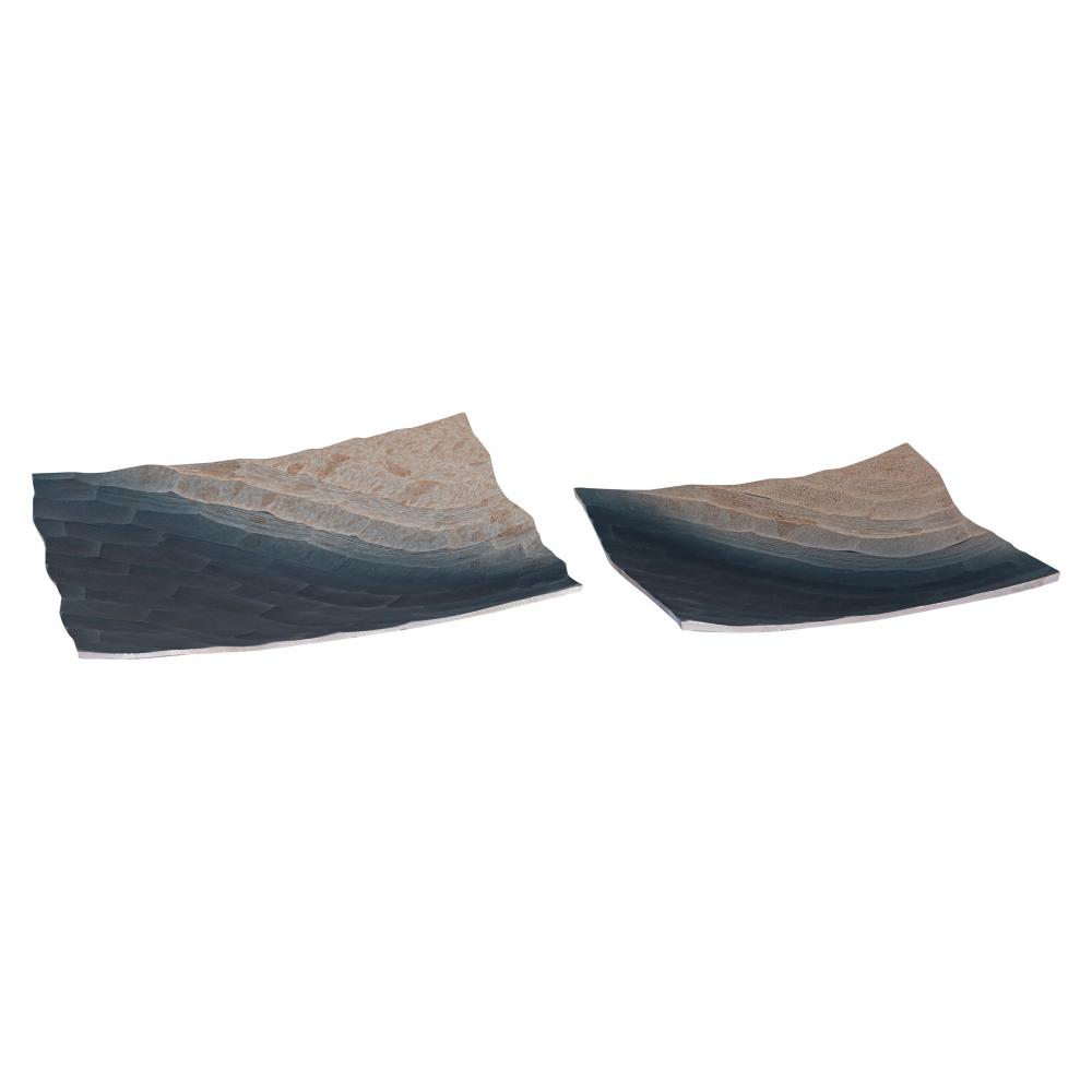 Colin Tray - Set of 2 Bronze Ombre