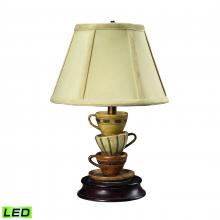 ELK Home 93-10013-LED - Accent Lamp 12.8'' High 1-Light Table Lamp - Multicolor - Includes LED Bulb