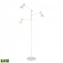 ELK Home D4537-LED - Sallert 72.75'' High 3-Light Floor Lamp - White - Includes LED Bulbs