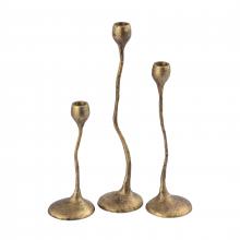 ELK Home H0897-10924/S3 - Rosen Candleholder - Set of 3 Brass
