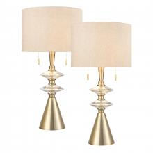 ELK Home S0019-8042/S2 - Annetta Table Lamp - Set of 2 Brass