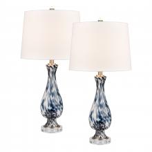 ELK Home S0019-9475/S2 - Cordelia Sound 30'' High 1-Light Table Lamp - Set of 2 Blue