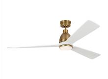 Visual Comfort & Co. Fan Collection 3BRYSM60HABD - Bryden Smart 60" Dimmable Indoor/Outdoor Integrated LED Antique Brass Ceiling Fan