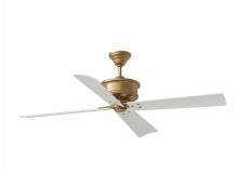 Visual Comfort & Co. Fan Collection 4SBWR56HAB - Subway 56" Indoor/Outdoor Antique Brass Ceiling Fan with Handheld Remote Control
